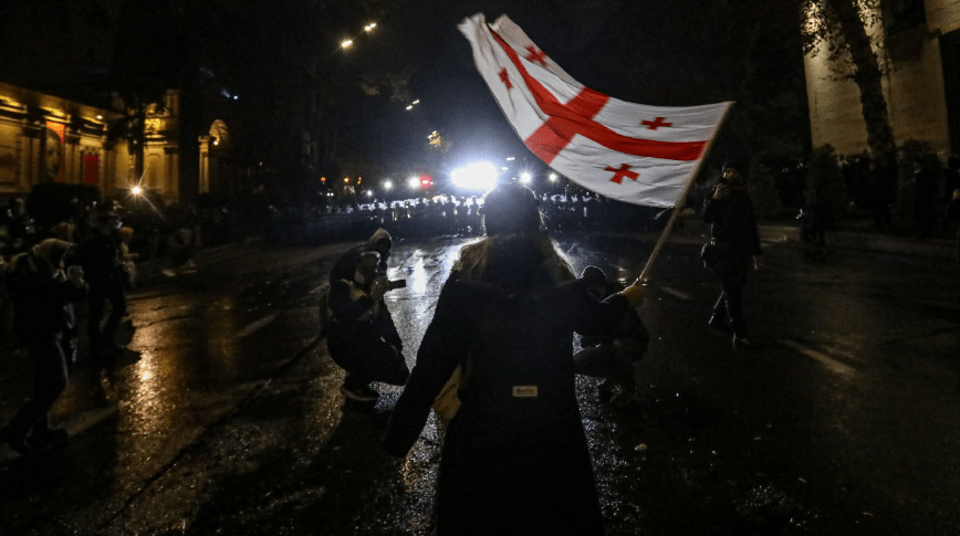 Protests in Tbilisi. Photo by Aziz Karimov for the "Caucasian Knot".