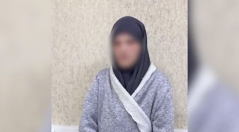 Suspect in preparing a terrorist attack. Still from a video published on the TASS Telegram channel https://t.me/tass_agency/313068