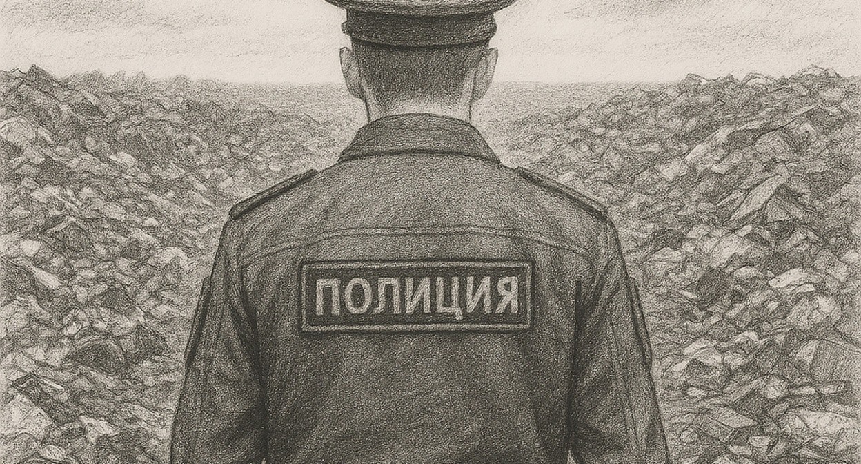 Policeman: illustration created by the "Caucasian Knot" using the AI in the Copilot software