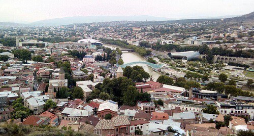 View of Tbilisi from the observation deck. Photo by M. Kuznetsova for "Caucasian Knot".