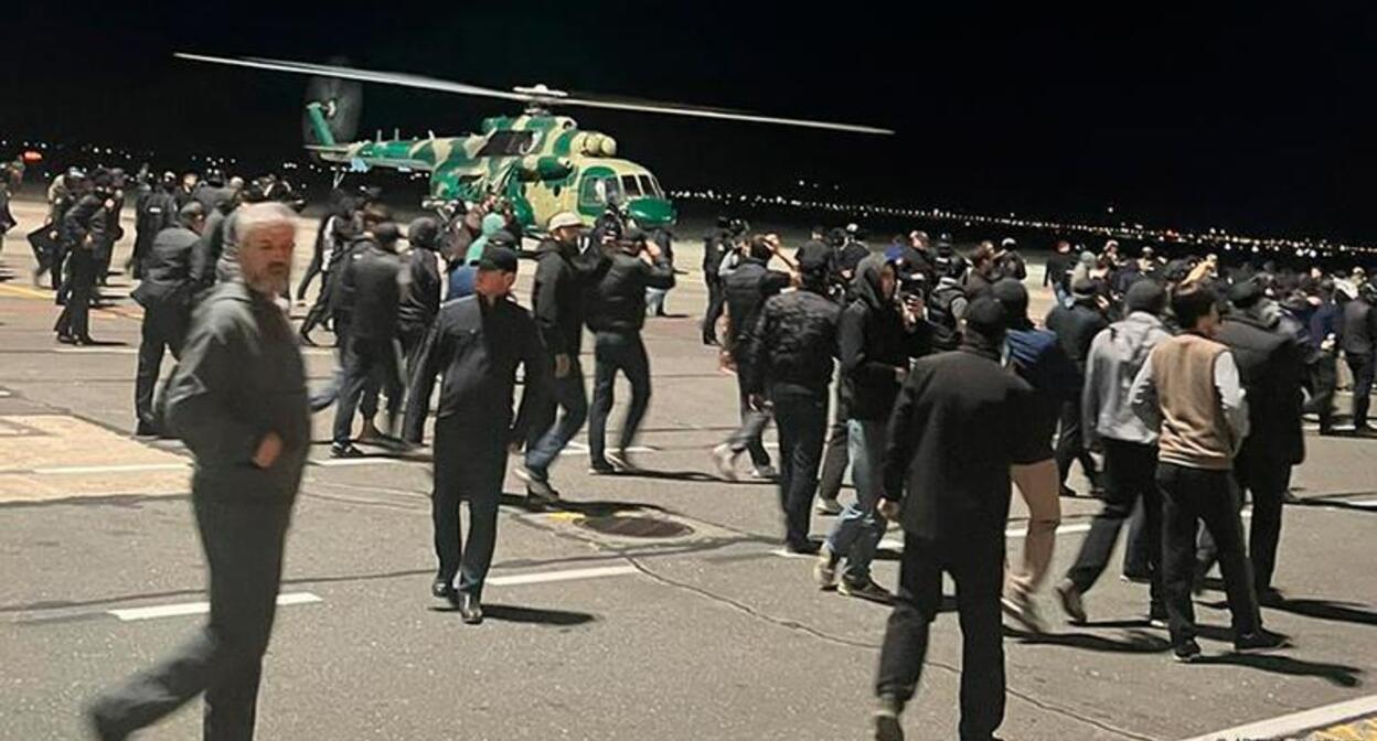 Riots in Makhachkala. October 29, 2024: screenshot  https://www.youtube.com/watch?v=1075HOWYZTE