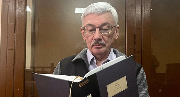 Oleg Orlov. Photo: https://memorialcenter.org/ru/news/politicheskij-zakaz recognized as a foreign agent
