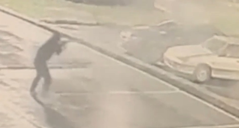 Shooting in Ardon. A frame from the video by Shot/Telegram.