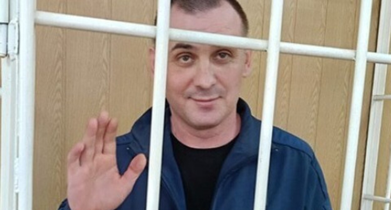 Igor Nagavkin in the courtroom. A photo by Natalia Shirshina.