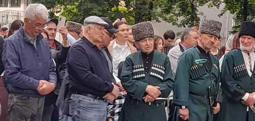Participants of the party: photos by the "Caucasian Knot" correspondent.