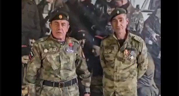 Fighters from Krymsk. Screenshot: https://vk.com/video-200432135_456252879