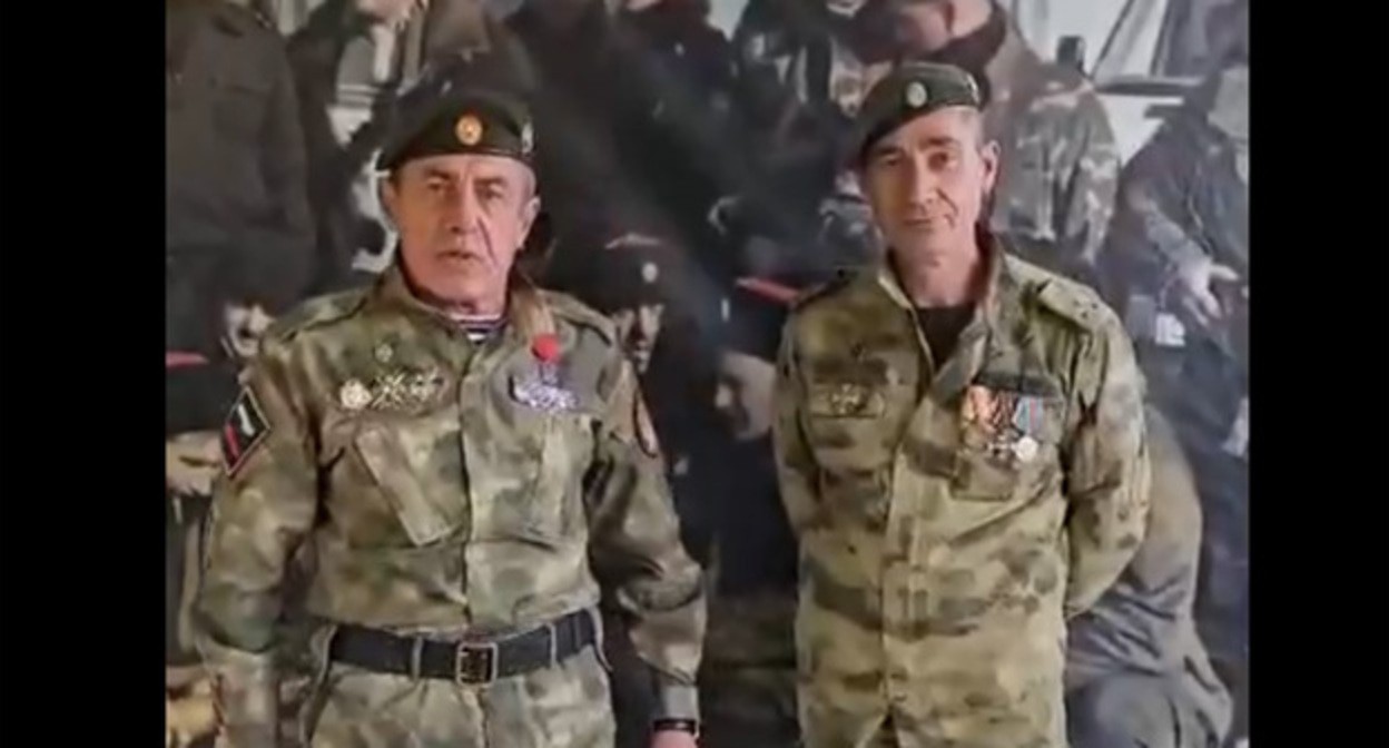 Fighters from Krymsk. Screenshot: https://vk.com/video-200432135_456252879