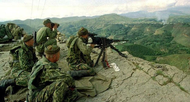 The invasion of Dagestan by militants in 1999. Photo: https://derbentmuseum.ru/nauchnaya-deyatelnost/vtorzheniya-boevikov-v-dagestan-v-1999-godu/