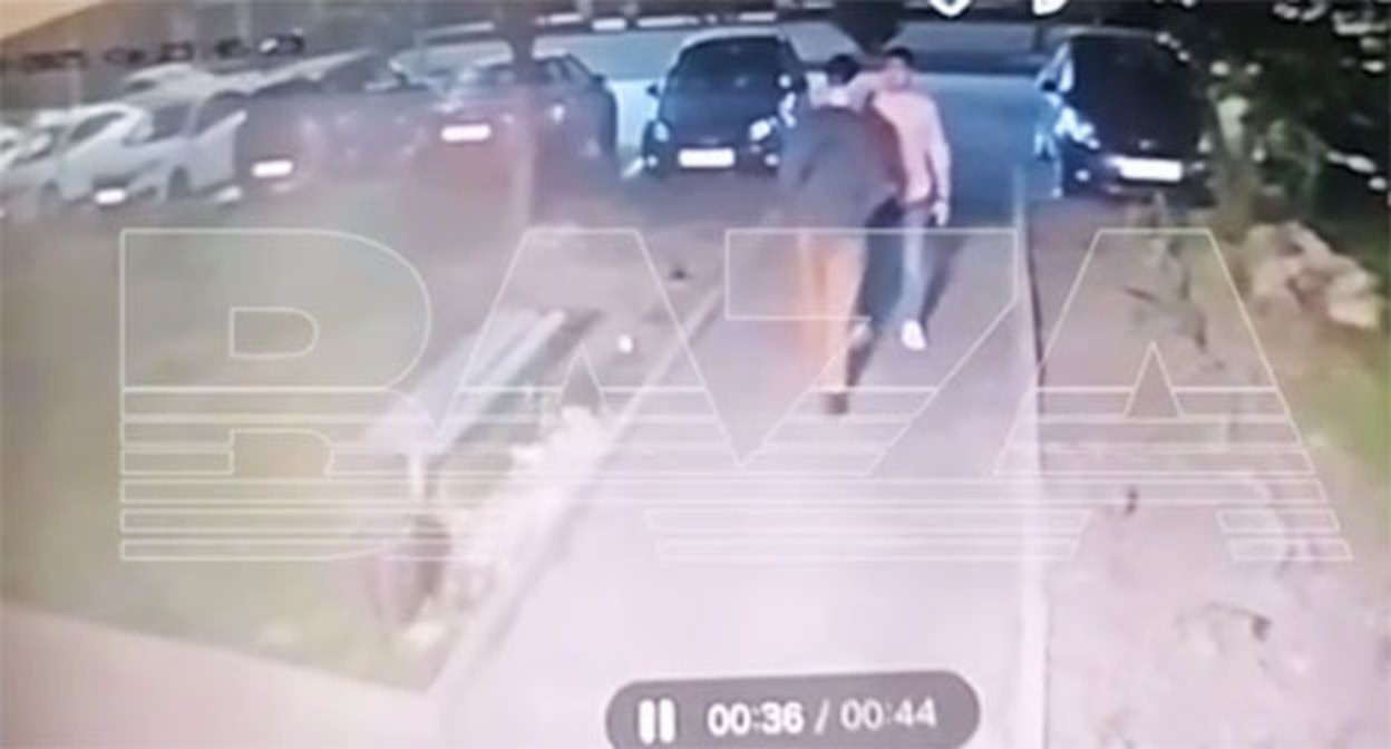 The moment before the explosion. May 29, 2025. Video frame https://t.me/ossetiaFB/51613