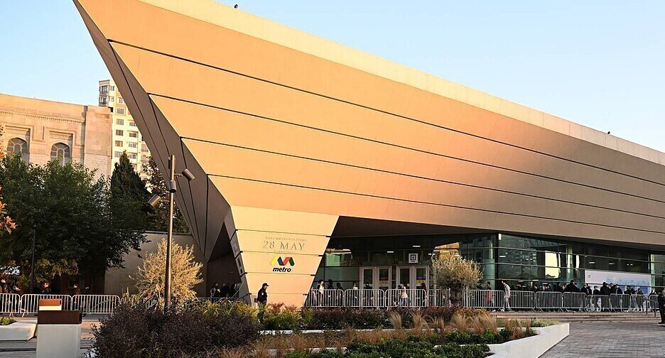 May 28 subway station in Baku. Photo: Press service of the President of Azerbaijan president.az/en/articles/view/67188.