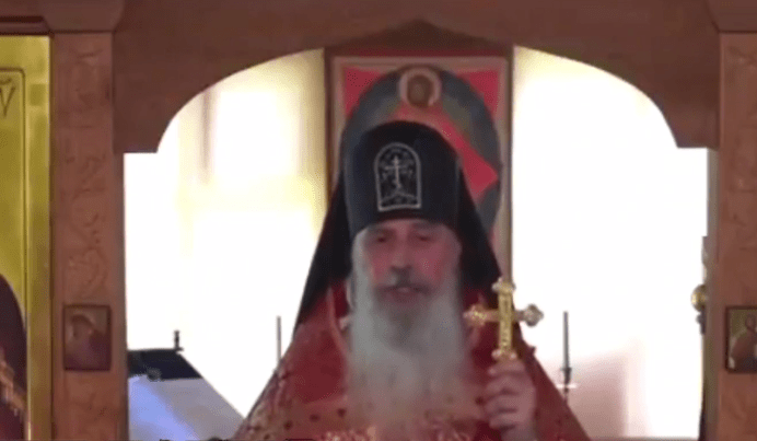 Schema-abbot Gavriil. Freeze frame video from the Telegram channel “Ostorozhno, Novosti” (Beware the News) from 30.05.25, https://t.me/ostorozhno_novosti/37195.
