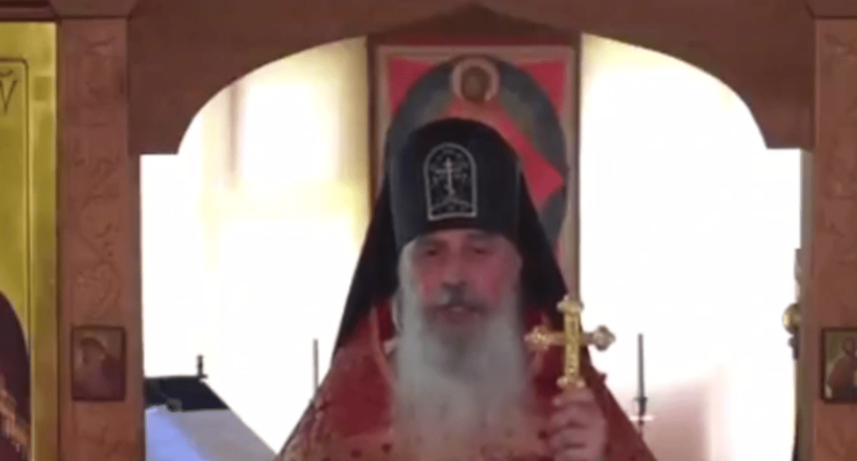 Schema-abbot Gavriil. Freeze frame video from the Telegram channel “Ostorozhno, Novosti” (Beware the News) from 30.05.25, https://t.me/ostorozhno_novosti/37195.
