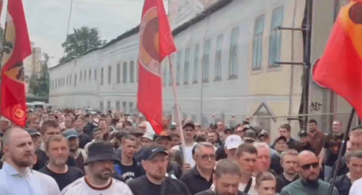 The appeal has been read before the religious procession in Moscow. A screenshot photo by the “Federation” Telegram channel posted on June 08, 2025, https://t.me/c/1407069800/45987.
