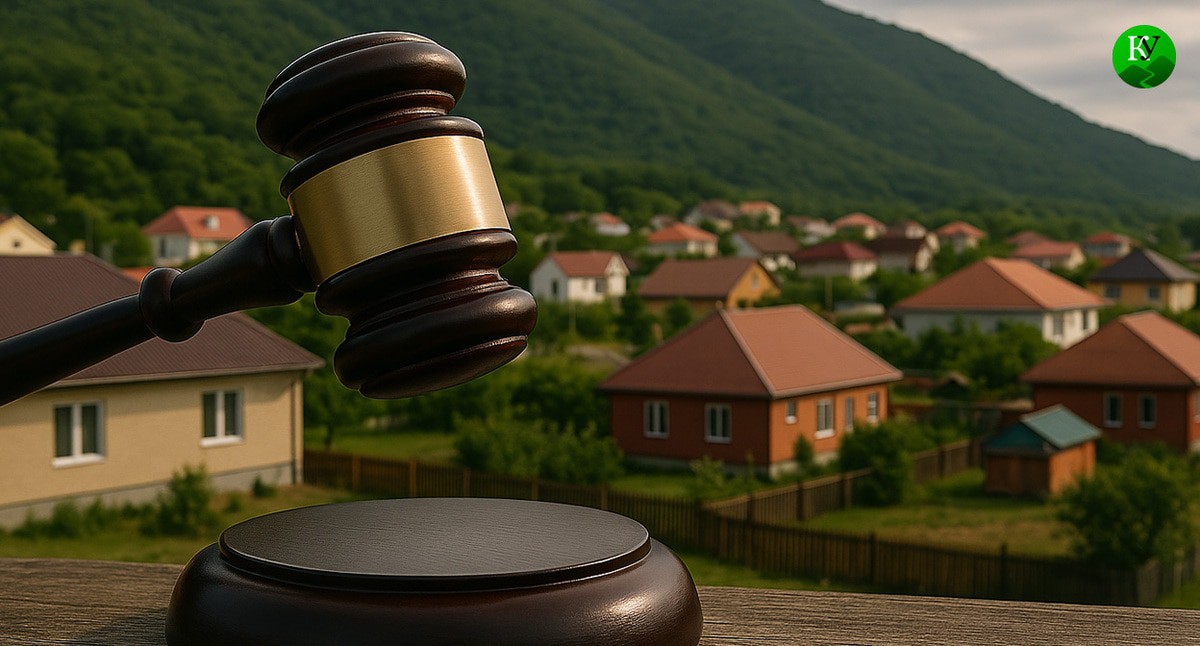 The court and the cottage village: the illustration has been created by the "Caucasian Knot" by using the AI in the Copilot software.
