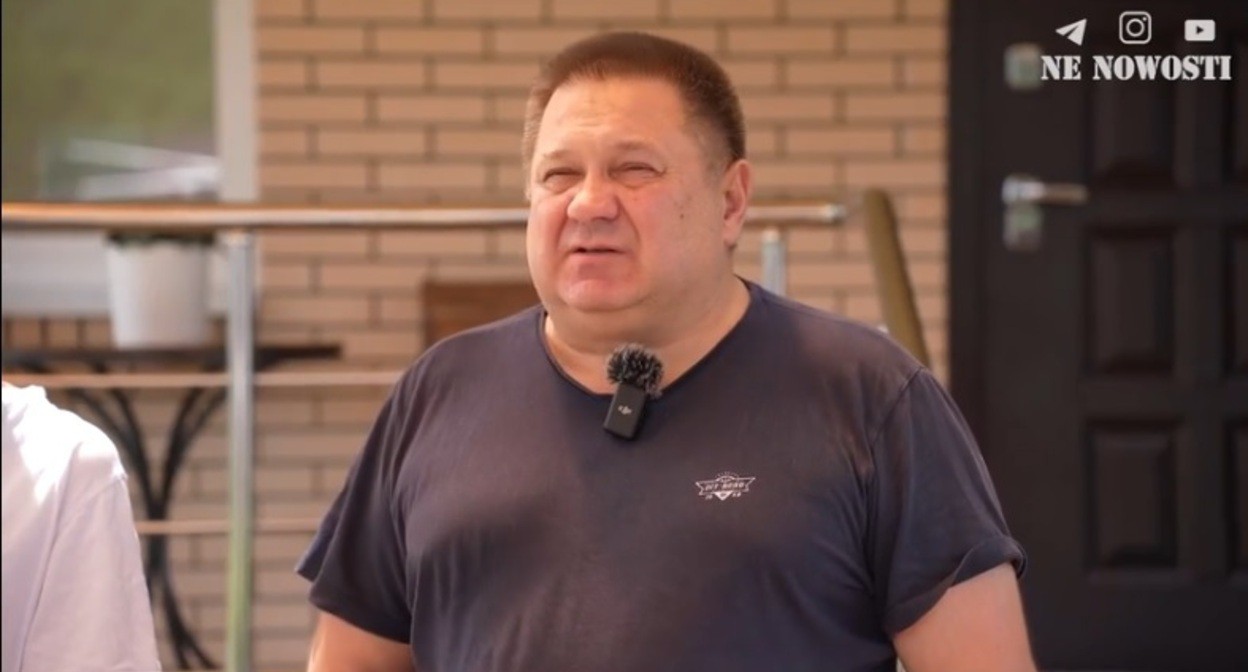 Igor, the head of the family from the Seversky District, who cannot get his payment under the Kherson certificate: screenshot from the video by the blogger Igor Scherbatsky: https://vkvideo.ru/video-211417460_456239485?list=9ded7d01ad81dbfacd
