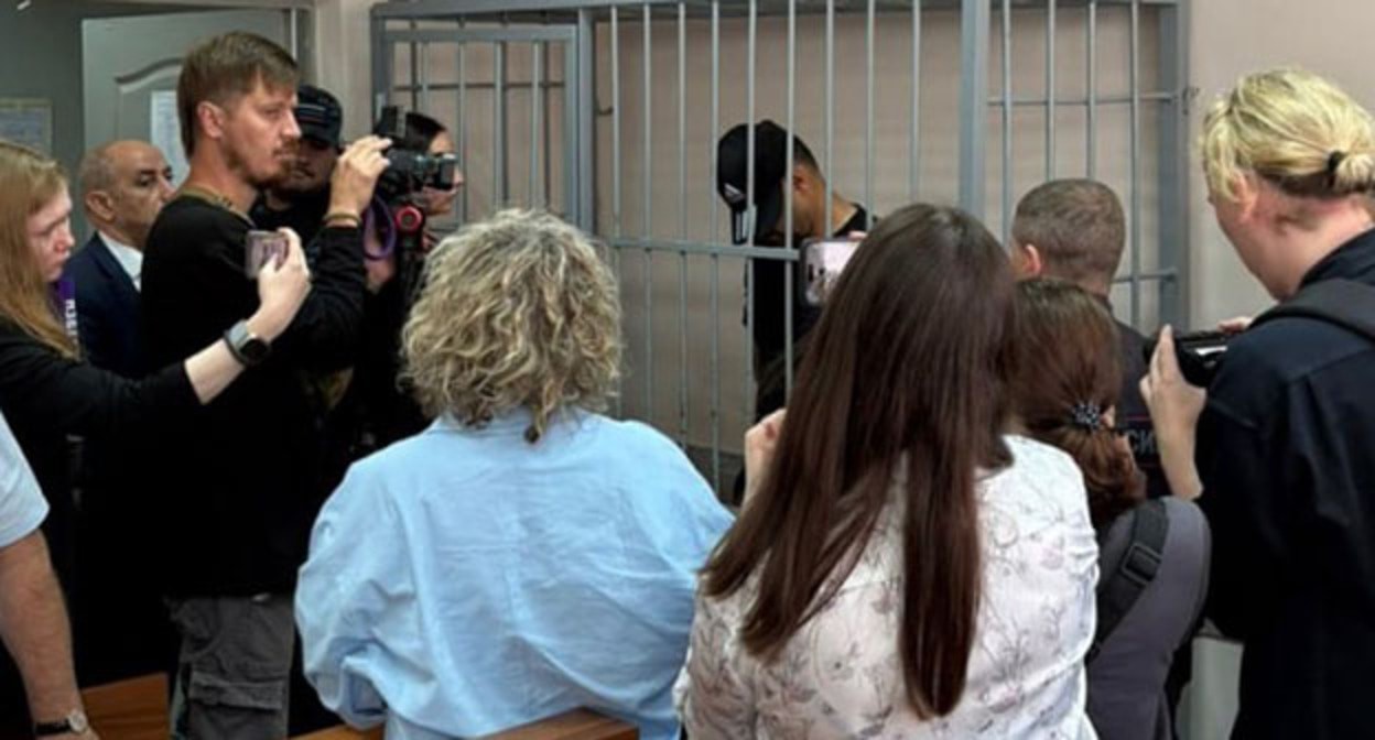 Shahin Lalayev in the courtroom. July 2, 2025. Photo: https://t.me/ekboblsud/3256