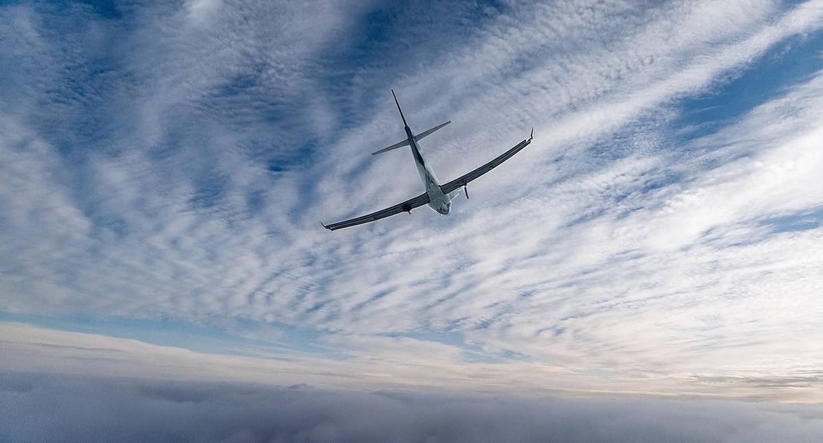 UAV in the sky. Illustration created by "Caucasian Knot" using AI in Photoshop