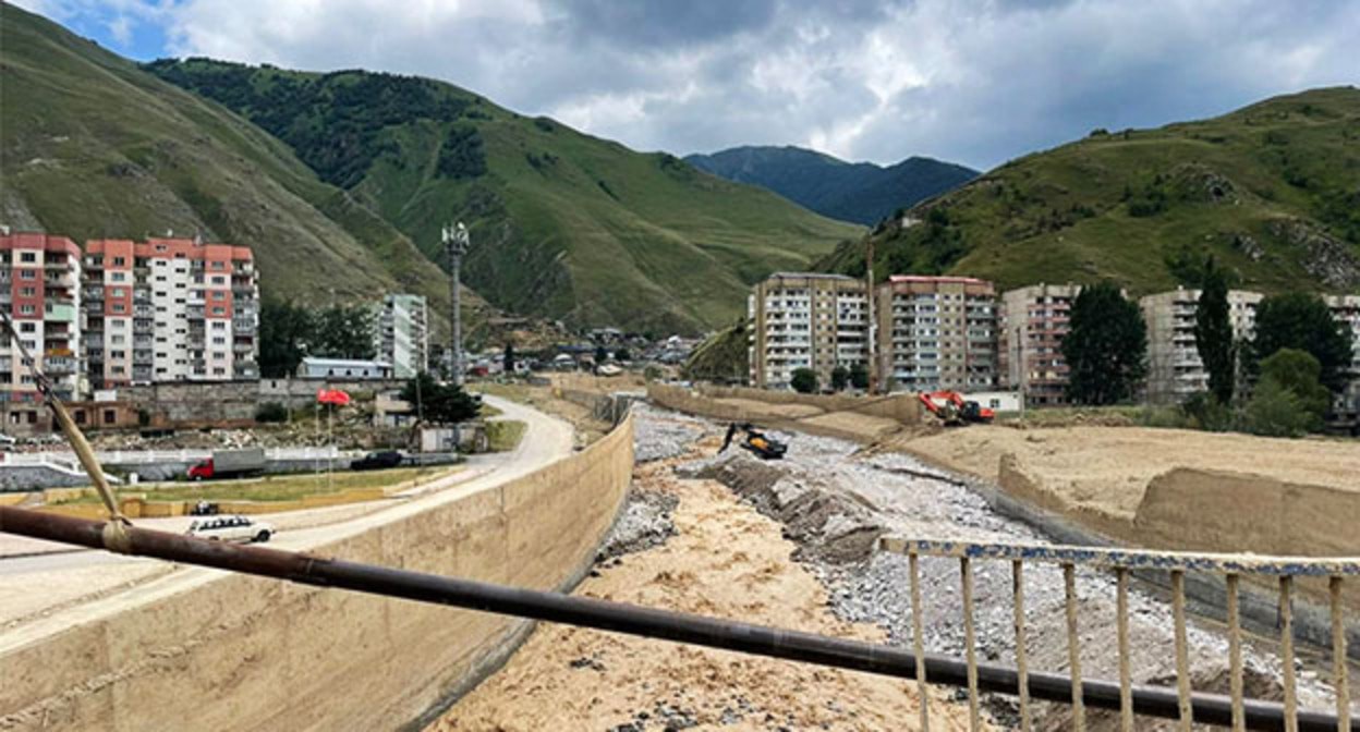 Mudflow in Tyrnyauz. Photo: 07.mchs.gov.ru