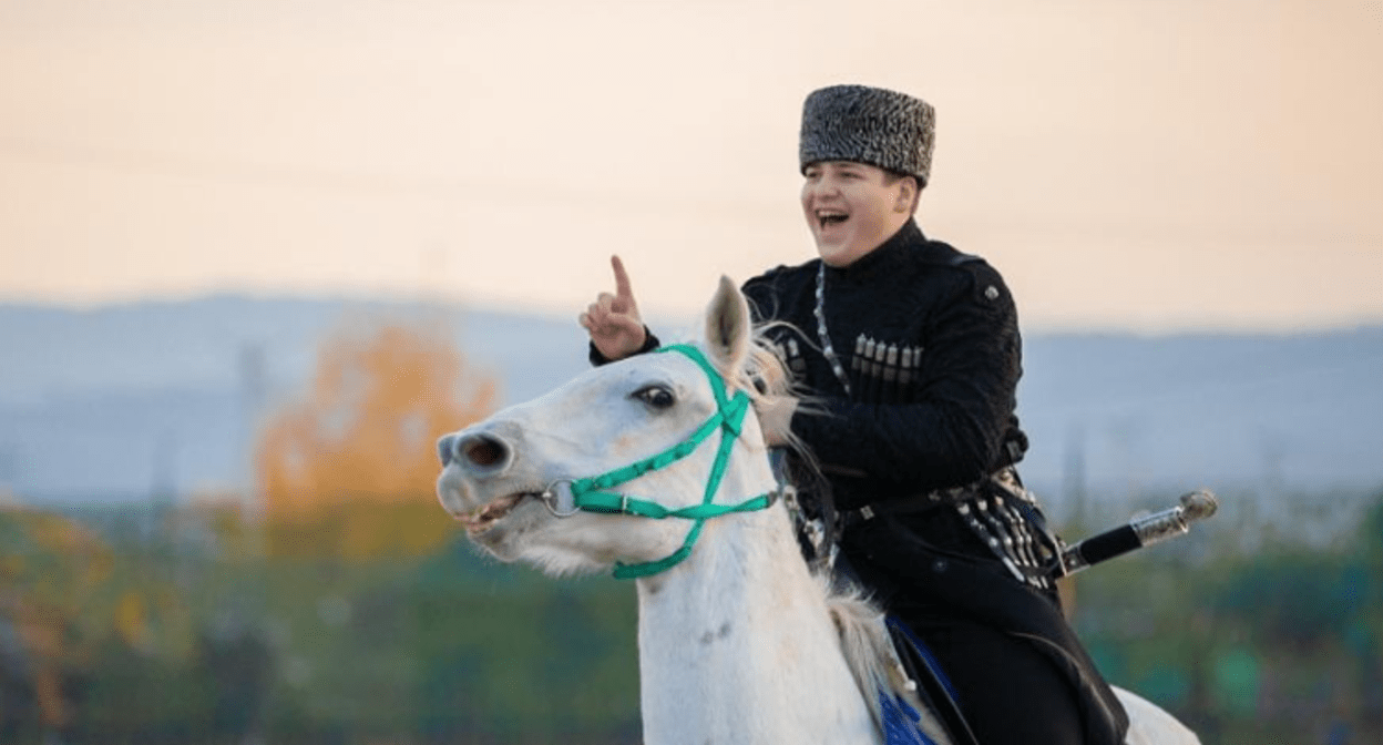 Adam Kadyrov. Screenshot of a photo from his Instagram* from 10.10.2024, https://www.instagram.com/p/DA8F_tqgiI-/ (the activities of Meta, the company that owns the social network, are prohibited in Russia).