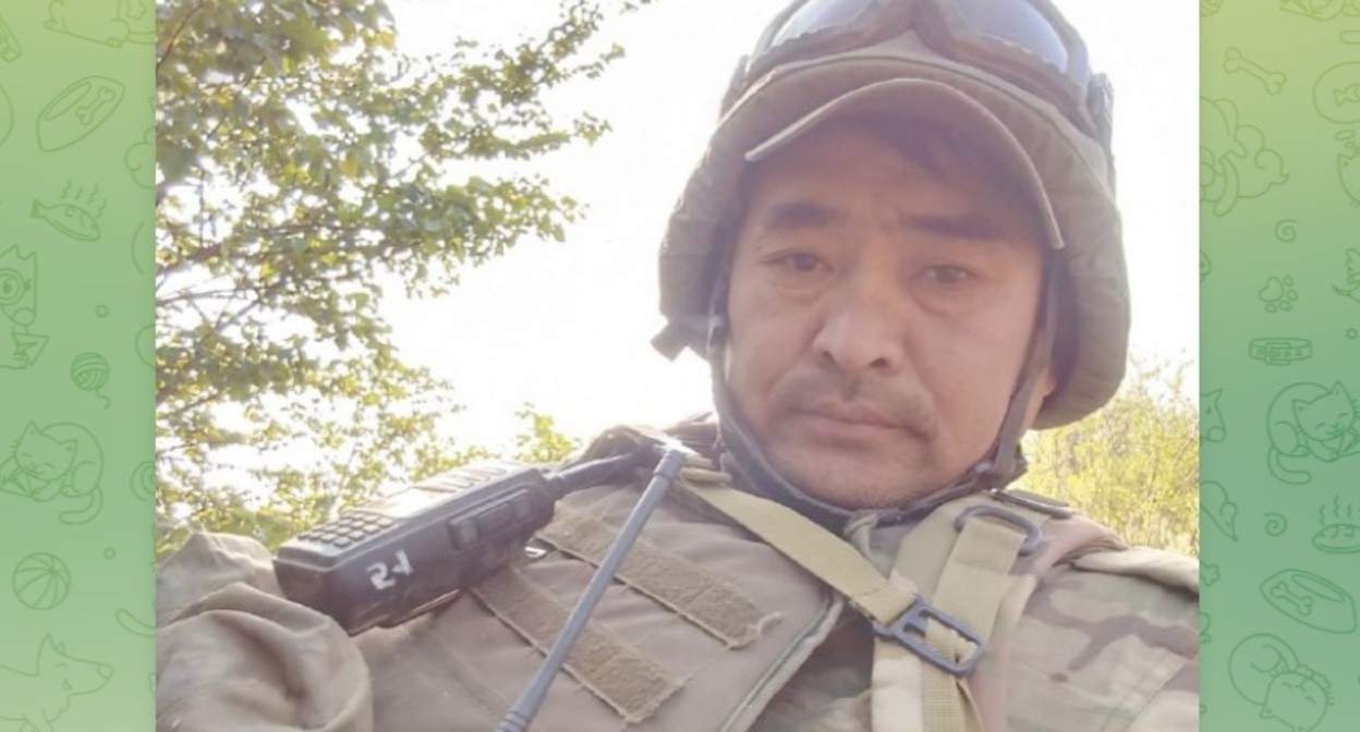 Azamat Dzhumagaliyev. Screenshot of the publication of the Volodarsky district administration https://t.me/regionvol/