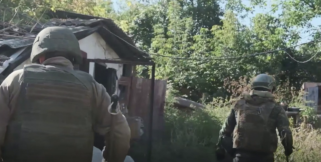 Russian soldiers. Still from a video by the Russian Ministry of Defense from October 9, 2025, https://t.me/mod_russia/57396

D