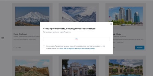 Screenshot of the voting on the Central Bank website