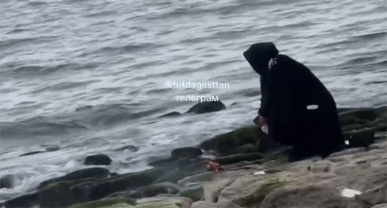 Video with a witch. October 15, 2025. Video screenshot: https://t.me/tutdagesttan/21108