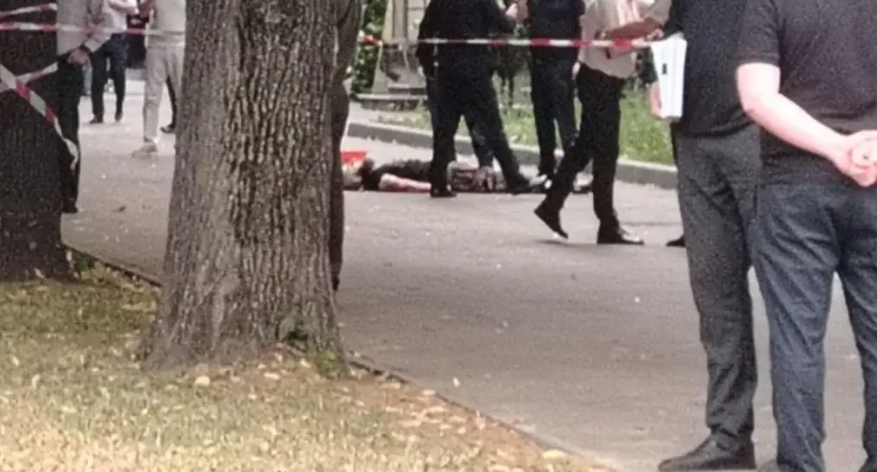 Attack on security forces in Nalchik. July 4, 2025. Screenshot from video t.me/breakingmash