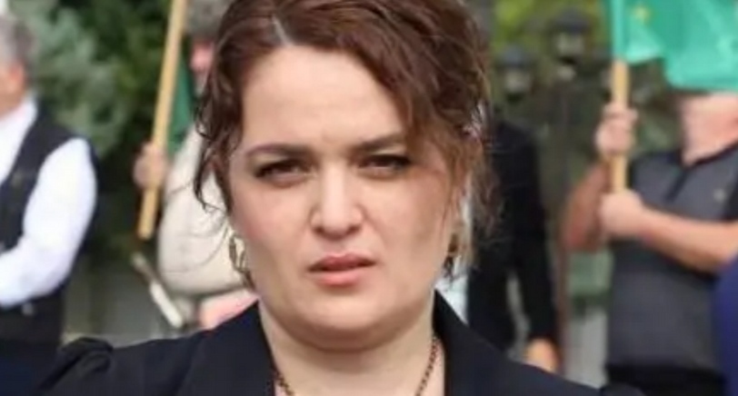 Larisa Tuptsokova. Screenshot from Circassian Media / YouTube