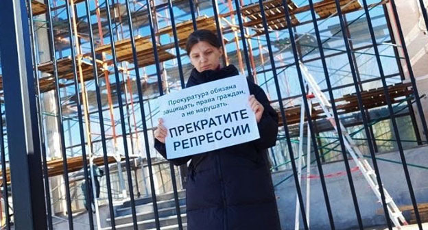 Yulia Melnichenko. Photo courtesy of Yulia Melnichenko for the "Caucasian Knot"