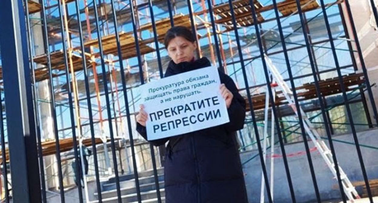 Yulia Melnichenko. Photo courtesy of Yulia Melnichenko for the "Caucasian Knot"