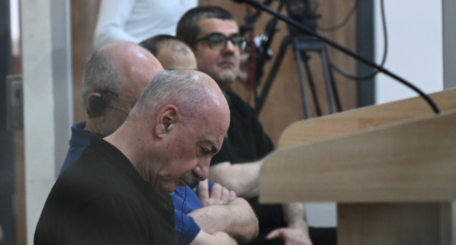 Former Karabakh leaders in court. Photo by Trend.Az from August 28, 2025, https://ru.trend.az/azerbaijan/politics/4084873.html
