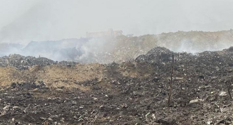 Fire at a landfill. Photo: Rosprirodnadzor https://rpn.gov.ru/press/news/rosprirodnadzor_trebuet_vzyskat_s_ooo_terra_n_bolee_6_6_mln_rubley_za_ushcherb_pochvam_prichinennyy_/