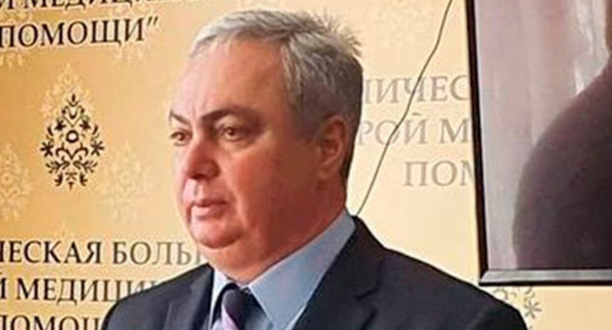 Vladimir Pliev, Chief Physician of the Republican Clinical Hospital. Still from the YouTube channel "Gorodovoy" (City Policeman): https://www.youtube.com/watch?v=1jDs7NhGgsQ