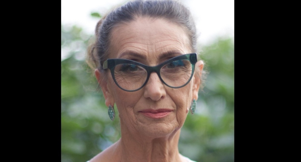 Elena Gadrshina. Photo from a website covering the persecution of Jehovah's Witnesses in Russia (396 Russian Jehovah's Witness organizations have been declared extremist, and their activities in Russia are banned by court order).