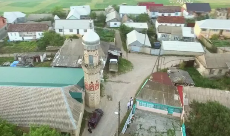 The village of Khubar. Screenshot from the Voice of the Steppe photo: https://golosstepi.ru/lenta-novostej/126987/
