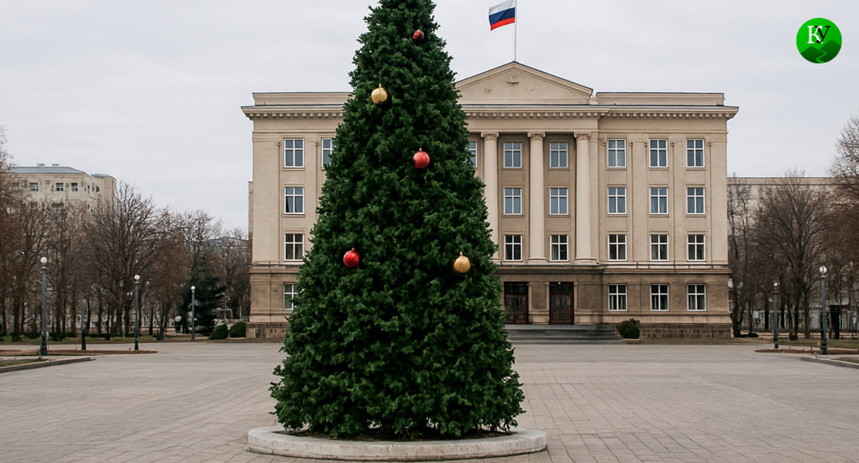New Year's tree. Illustration created by the "Caucasian Knot" using AI in the Copilot program. New Year's tree. Illustration created by the "Caucasian Knot" using AI in the Copilot program.