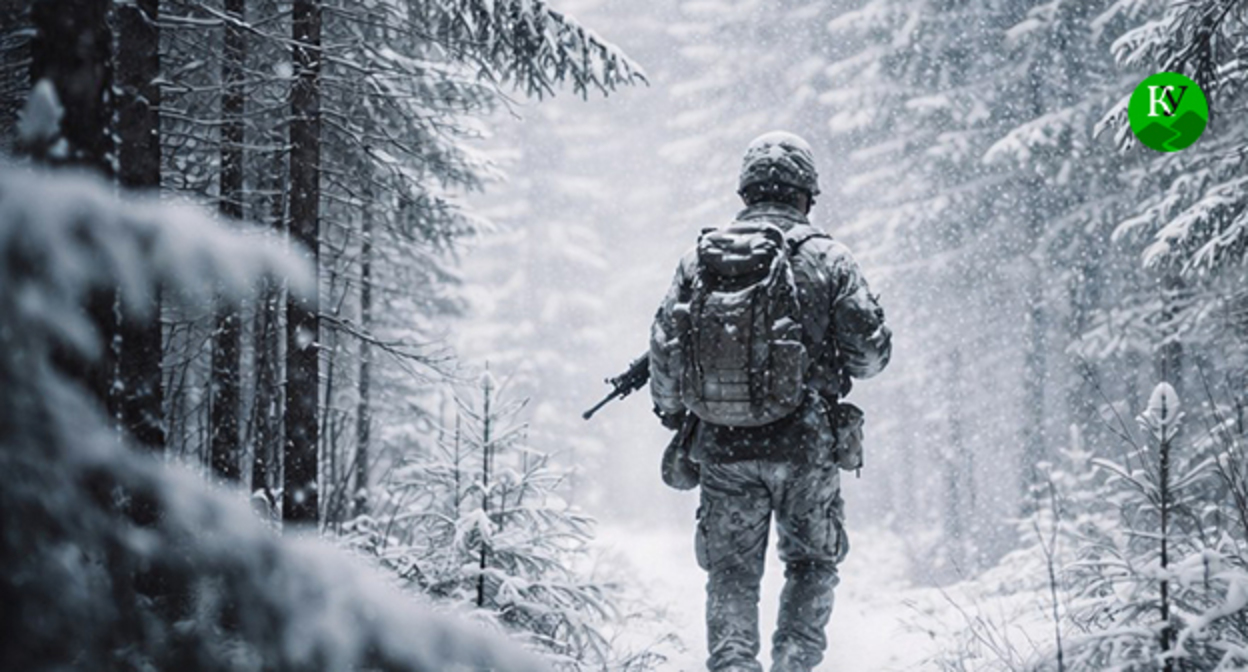 Military. Illustration created by the "Caucasian Knot" using AI in the Copilot program.