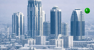 Grozny. Illustration created by the "Caucasian Knot" using AI in the Copilot program.