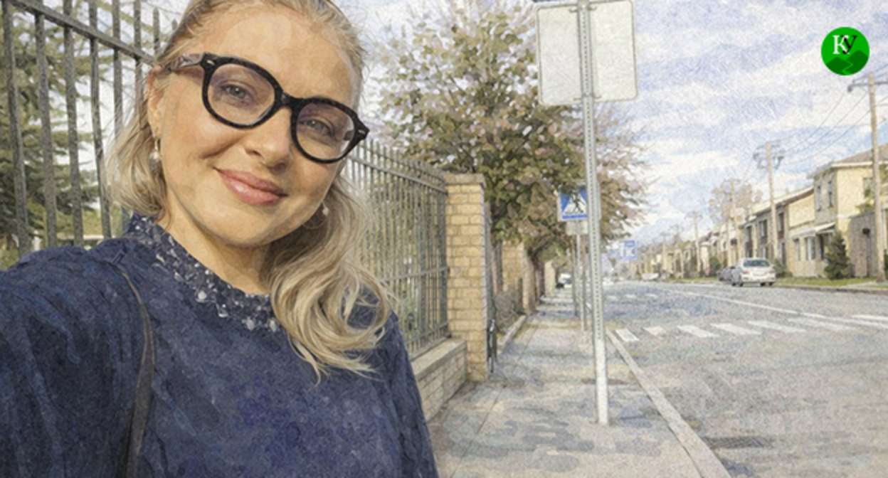 Tamara Mearakishvili. Illustration created by the "Caucasian Knot" using AI in the Copilot program.