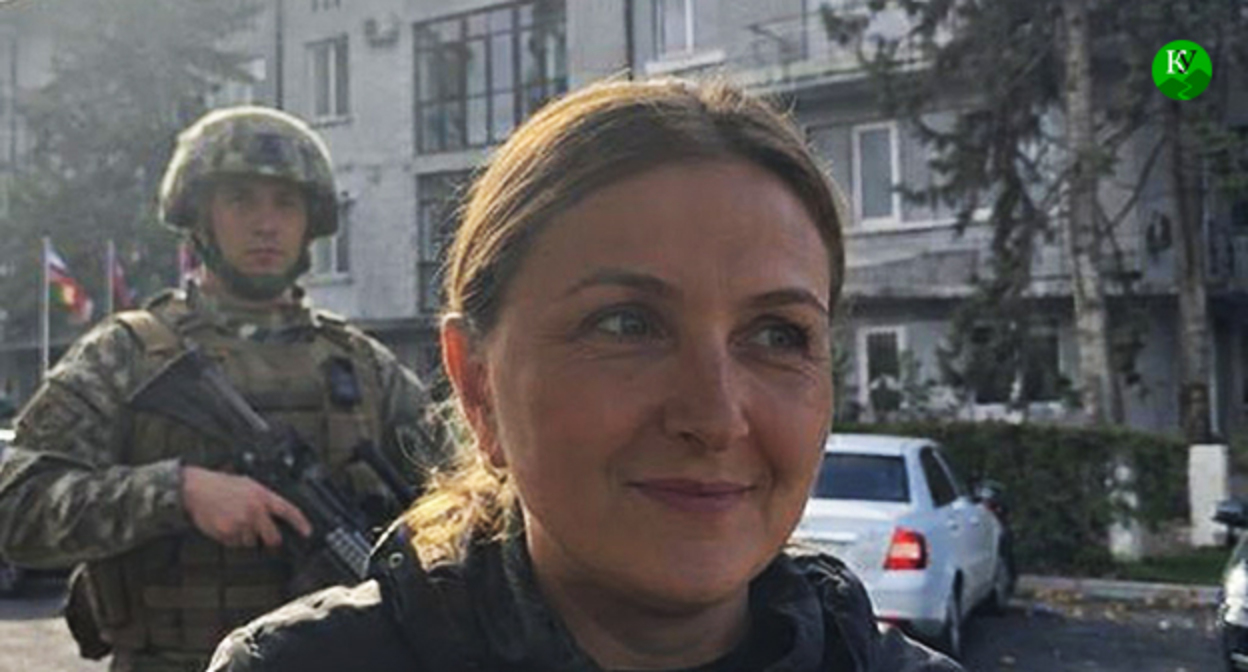 Tamara Mearakishvili. Illustration created by the "Caucasian Knot" using AI in the Copilot program.