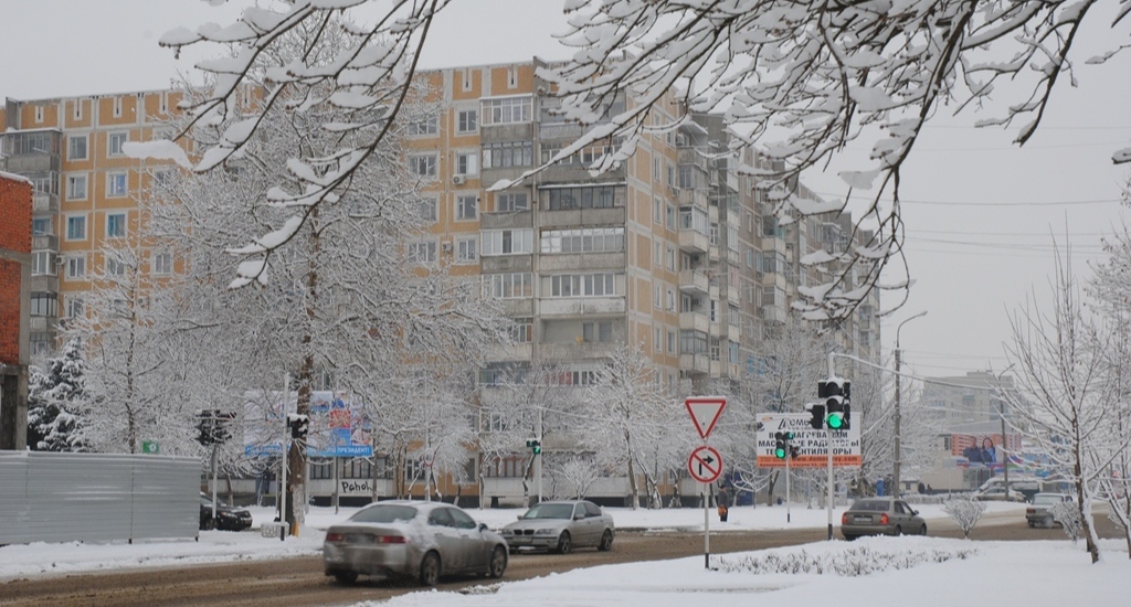 Belorechensk. Photo: City Administration Press Service https://adm-belorechensk.ru/presscenter/photos/gorod-zimoy/