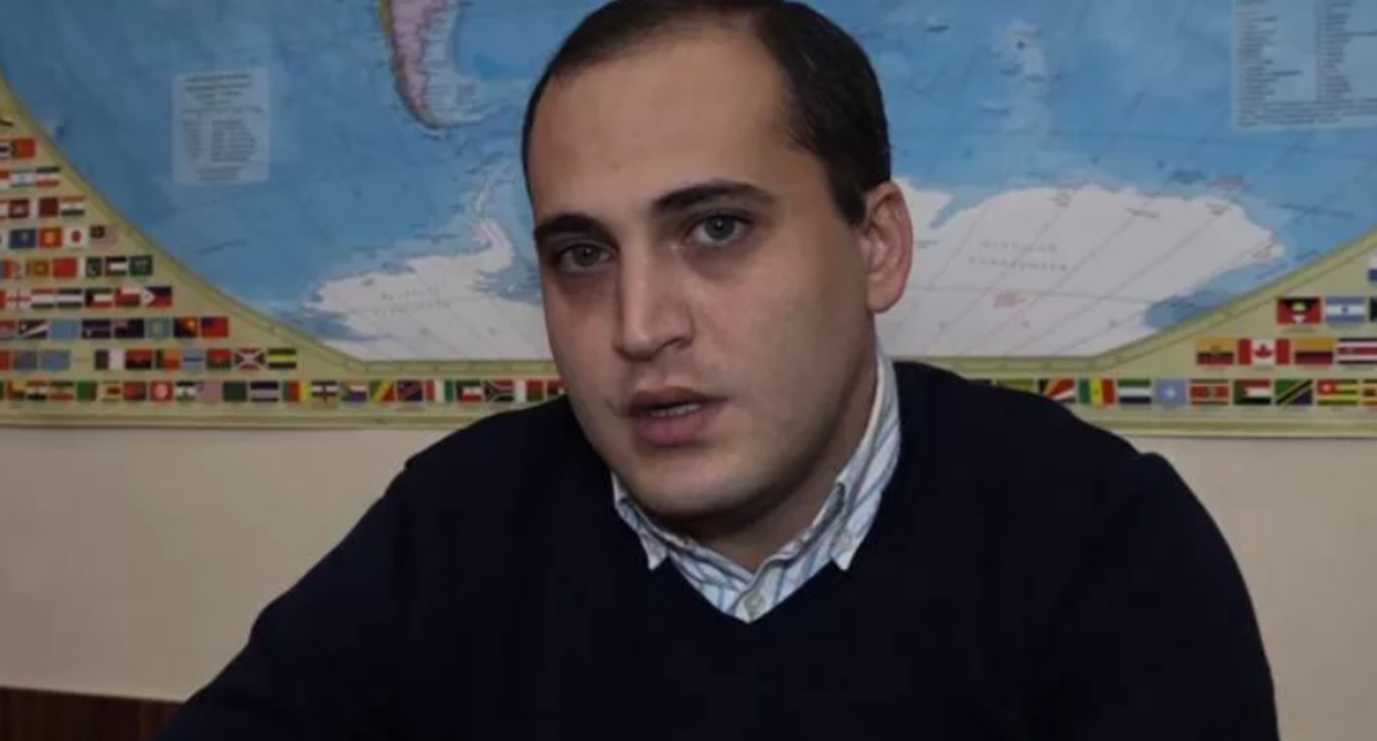 Narek Samsonyan. Photo screenshot from https://armenianreport.com/pubs/242890/.