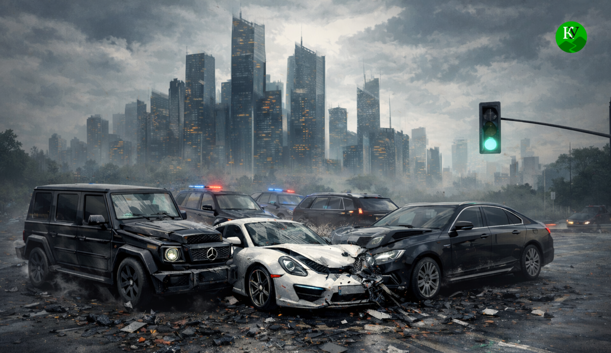 Accident. Illustration created by AI using ChatGPT.