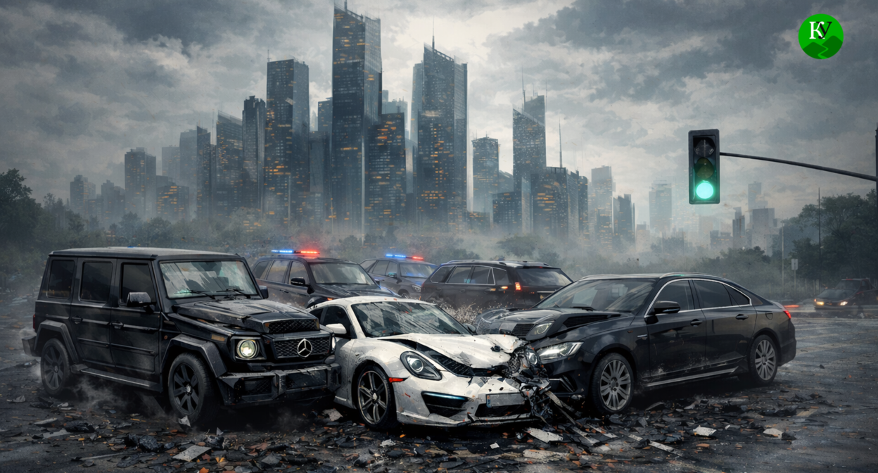 Accident. Illustration created by AI using ChatGPT.