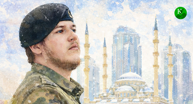 Adam Kadyrov. Image created by the "Caucasian Knot" using AI in the Copilot program.