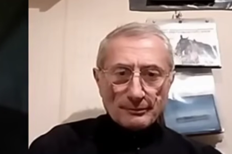 Ibrahim Yaganov (designated a foreign agent). Still from video https://www.youtube.com/watch?v=Y2Hsrl6Hcgo from January 30, 2026.