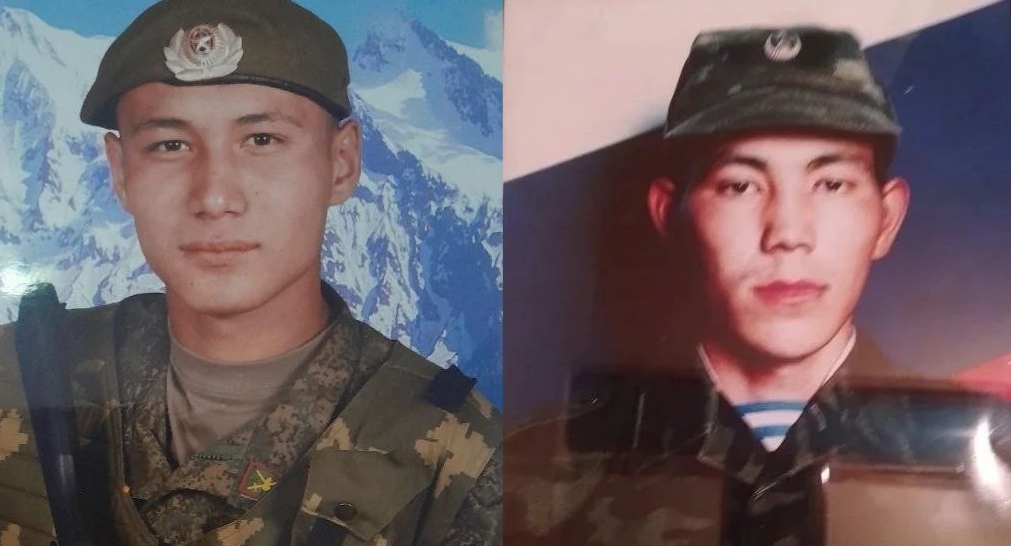 Azat Turakov and Anuarbek Nurgaliev. Photo from the Volodarsky District Administration's Telegram channel https://t.me/regionvol/12012 Collage by "Caucasian Knot."