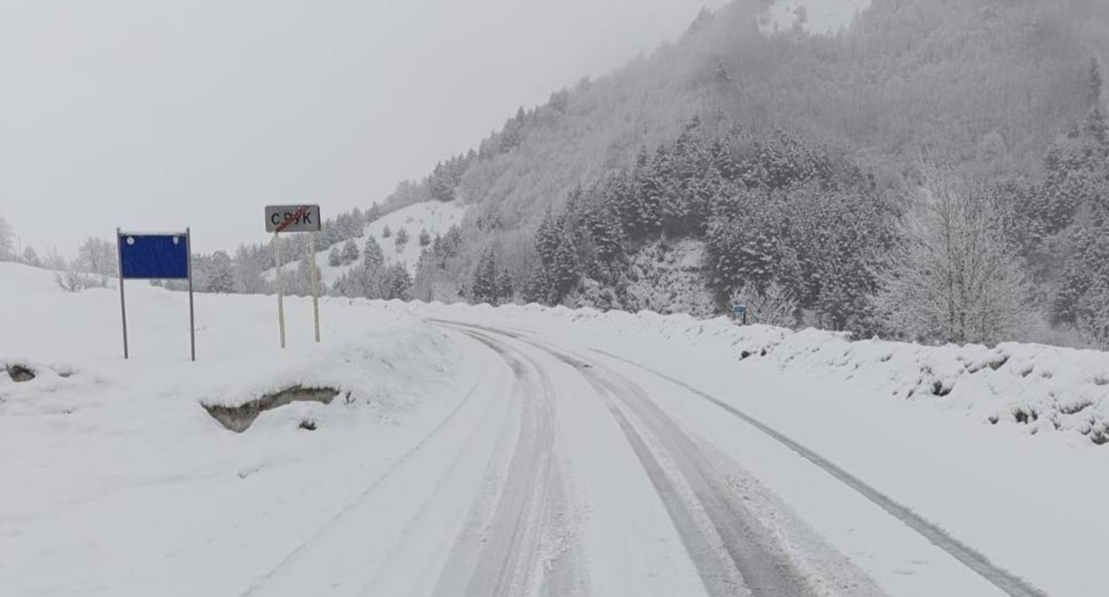 Transcaucasian Highway. Photo by the South Ossetian Ministry of Emergency Situations https://t.me/mchsruo/5136