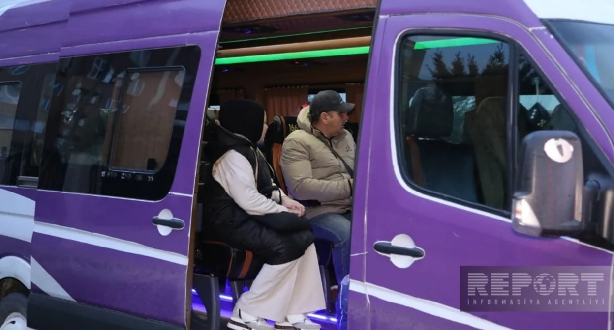 Azerbaijani IDPs. March 11, 2026. Photo: Report https://report.az/daxili-siyaset/xocavend-ve-xocali-rayonlarina-novbeti-koc-karvanlari-yola-salinib1214323465